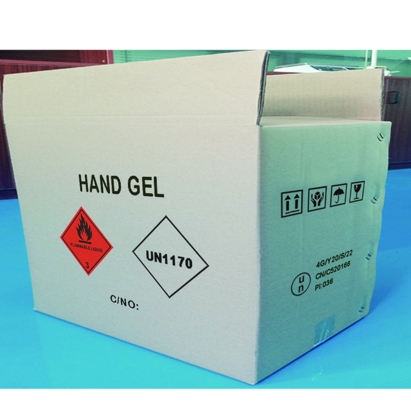 Hand gel carton